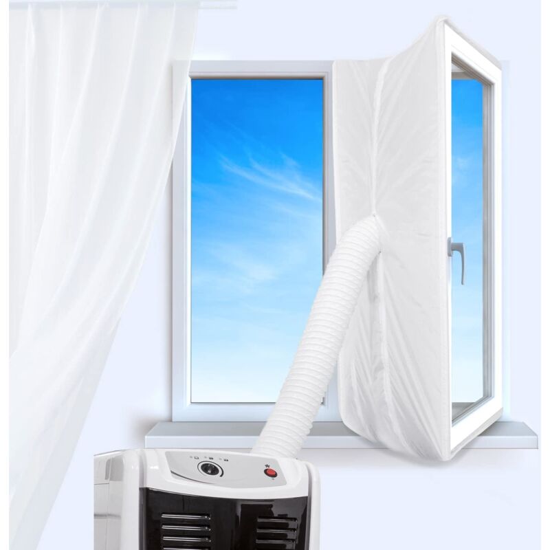 foto del prodotto panno sigillante da 300 cm per kit di condizionatori d aria per porte e finestre, panno di tenuta, condizionatore d aria mobile, porte e finestre,