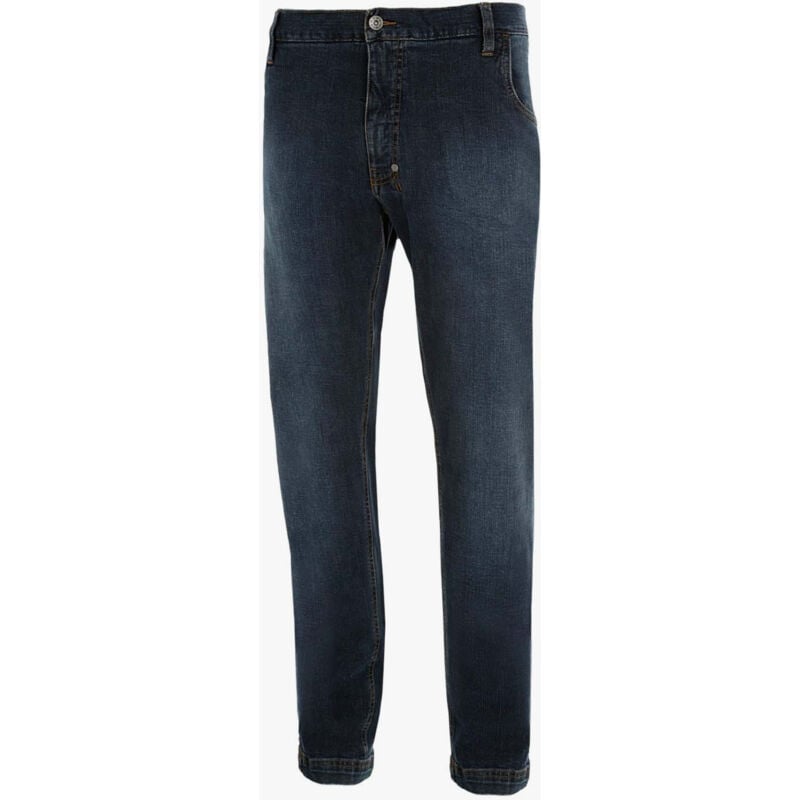 foto del prodotto pant stone pantaloni da lavoro in denim taglia m blu sbiadito diadora
