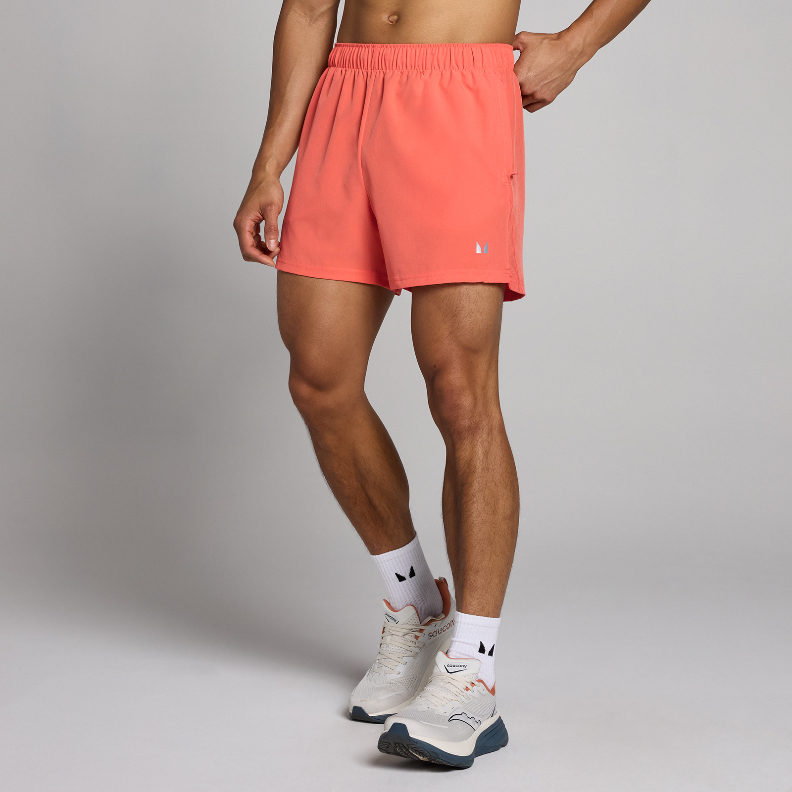 foto del prodotto pantaloncini 13 cm mp tempo da uomo rosso corallo xxxl