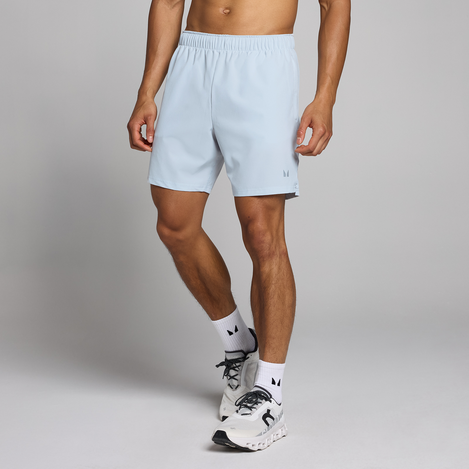 foto del prodotto pantaloncini 18 cm mp tempo da uomo grigio ghiaccio xxl