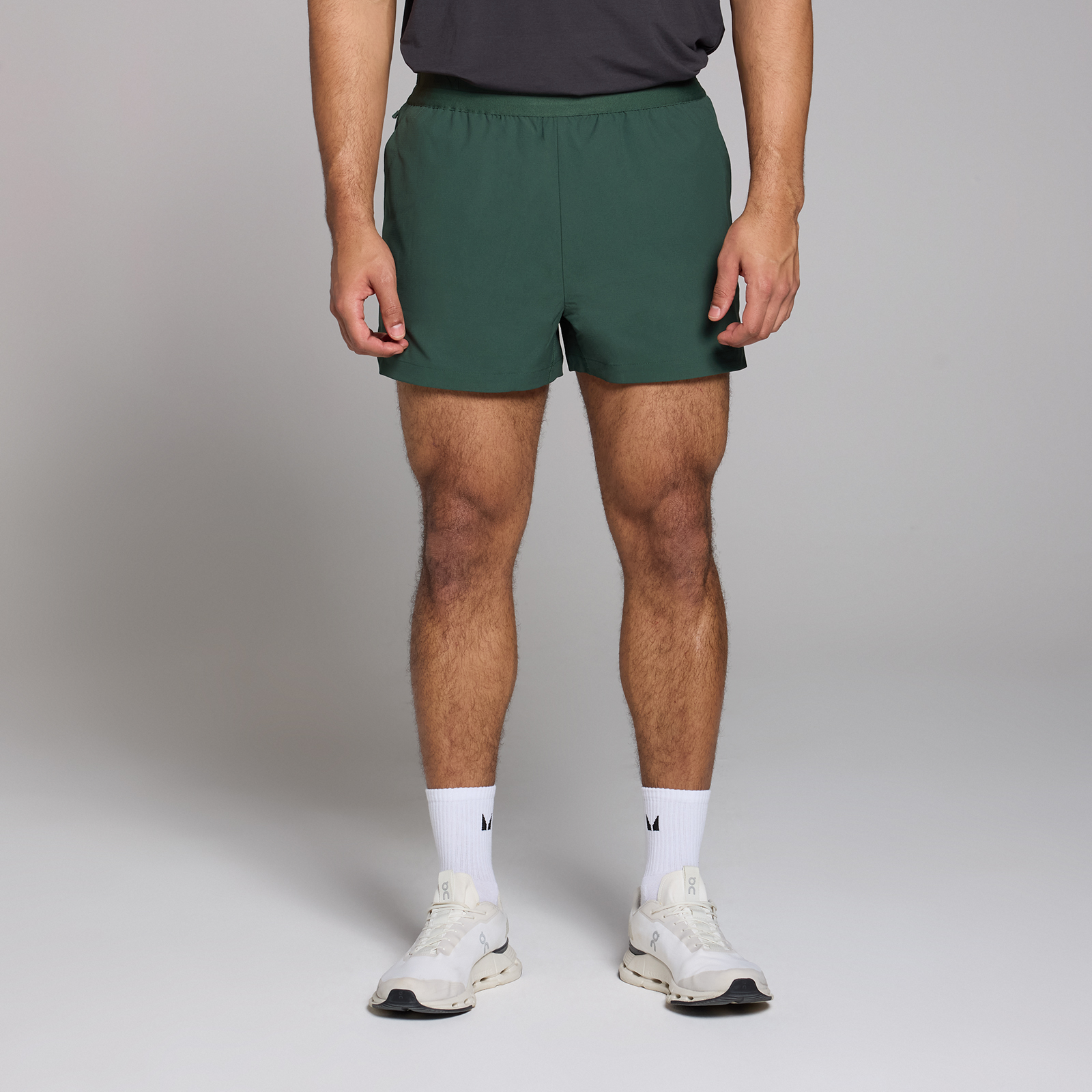 foto del prodotto pantaloncini con stampa 7 cm mp tempo da uomo verde scuro xs