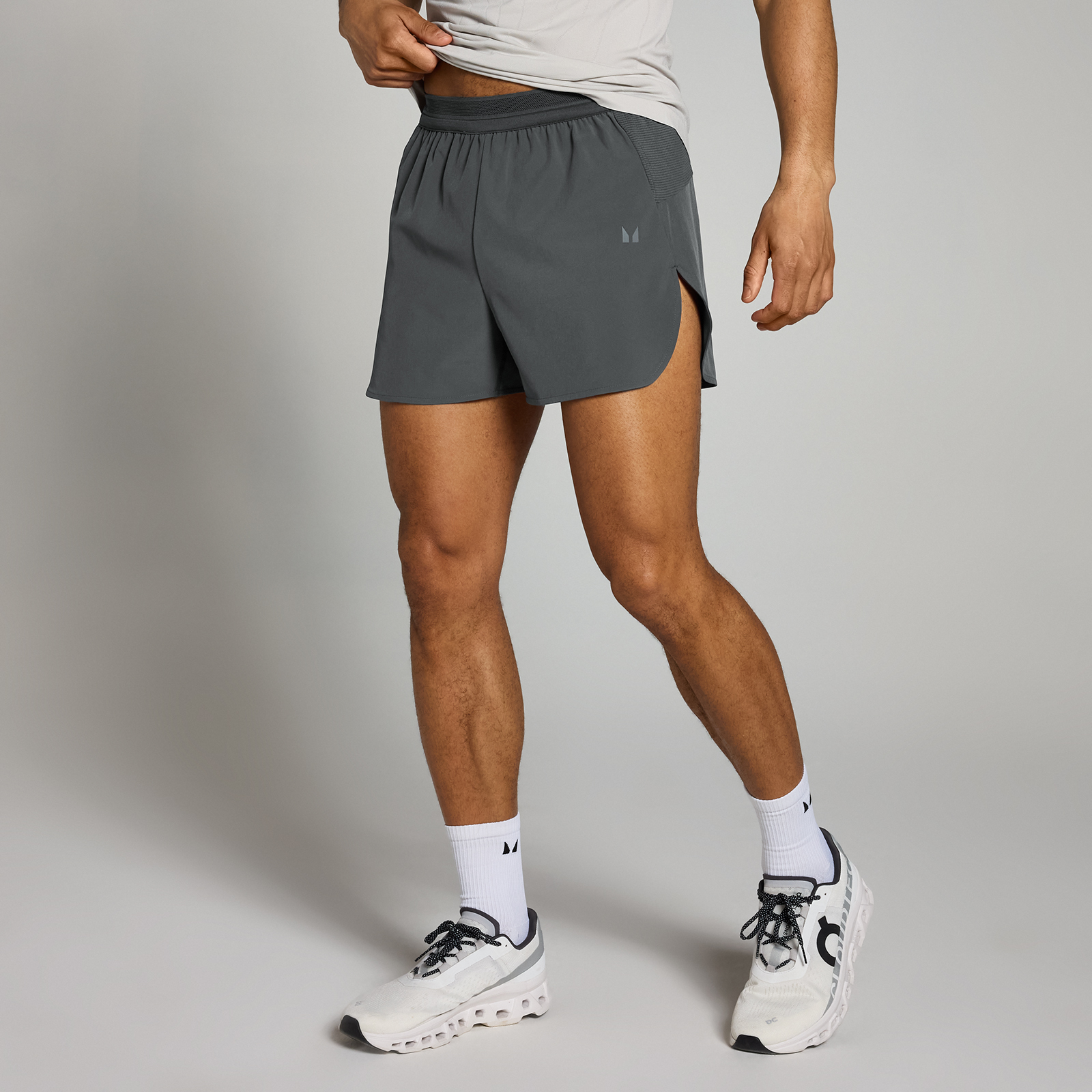 foto del prodotto pantaloncini da 7,5 cm mp velocity da uomo grigio scuro s