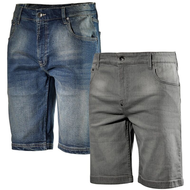 foto del prodotto pantaloncini da lavoro in jeans diadora utility bermuda stone 32 blau