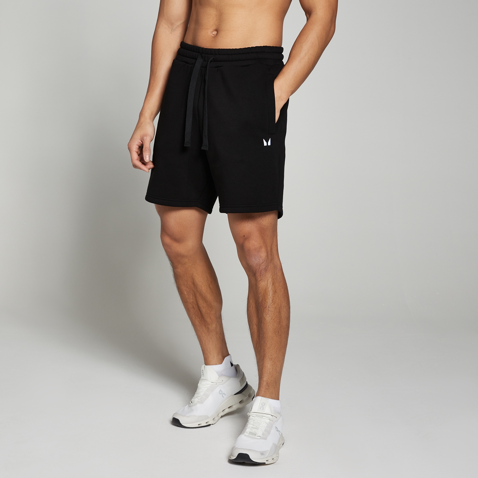 foto del prodotto pantaloncini in felpa mp rest day da uomo neri s