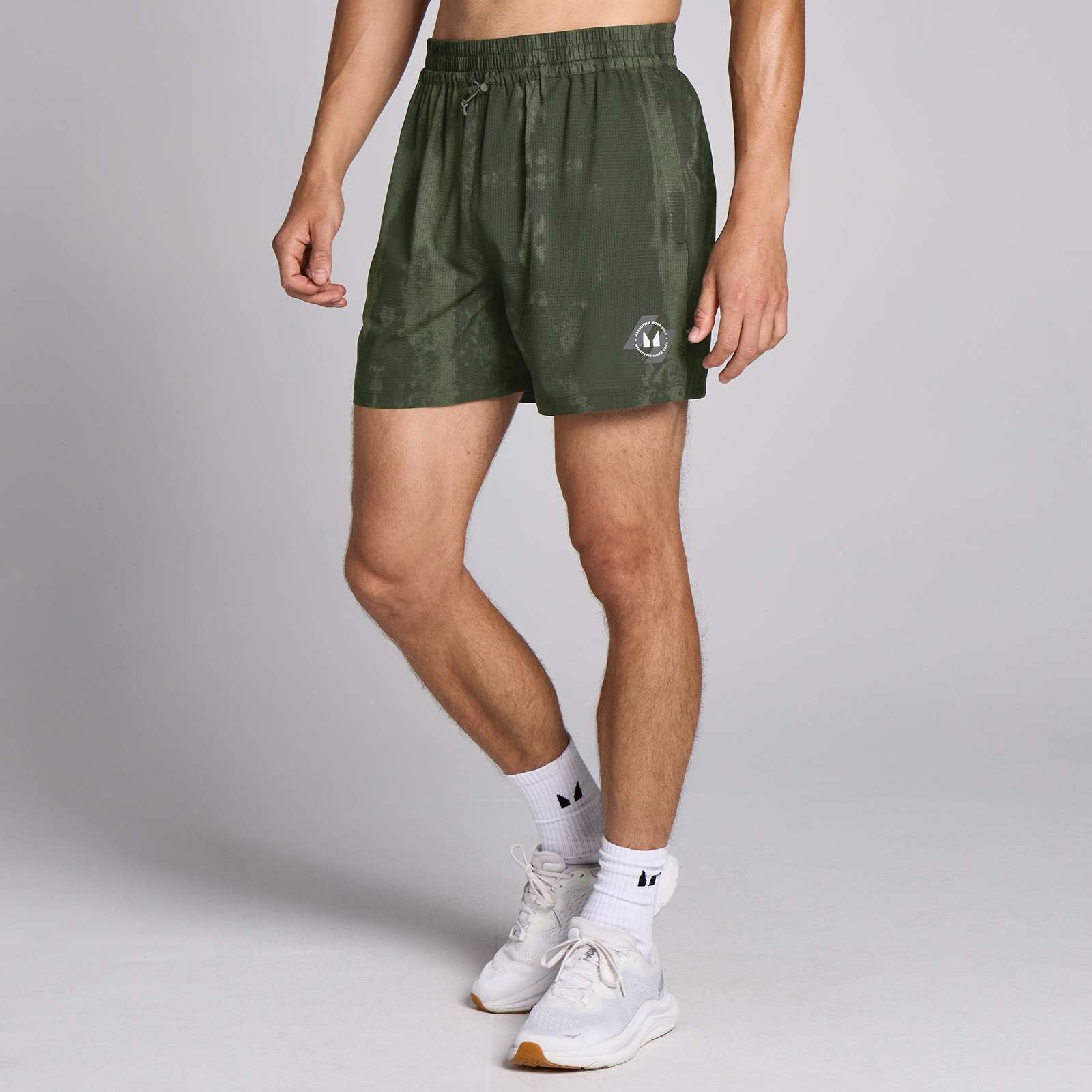foto del prodotto pantaloncini in mesh da 13 cm mp tempo da uomo verde oliva scuro s