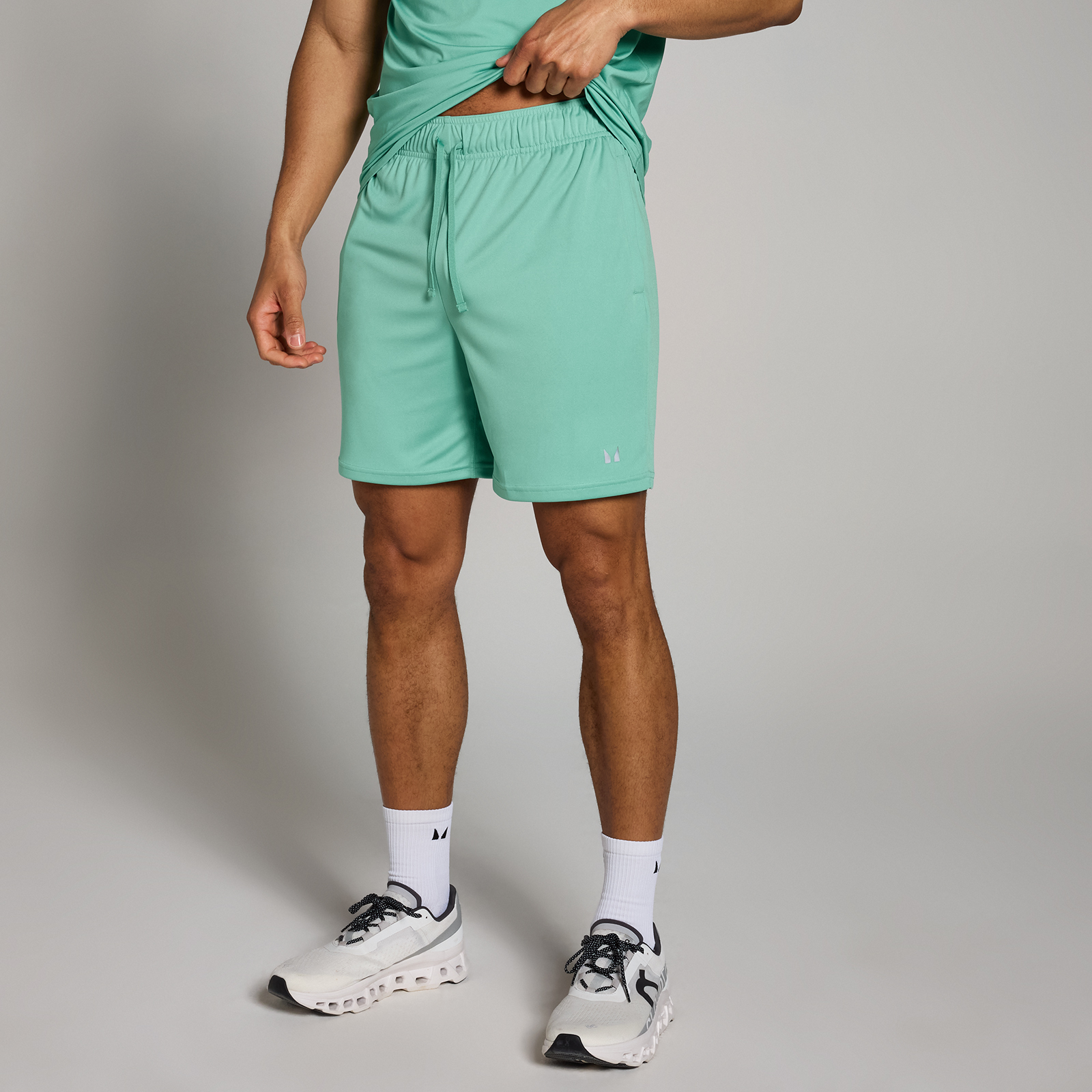 foto del prodotto pantaloncini leggeri 7 sportivi mp da uomo verde acqua xxl
