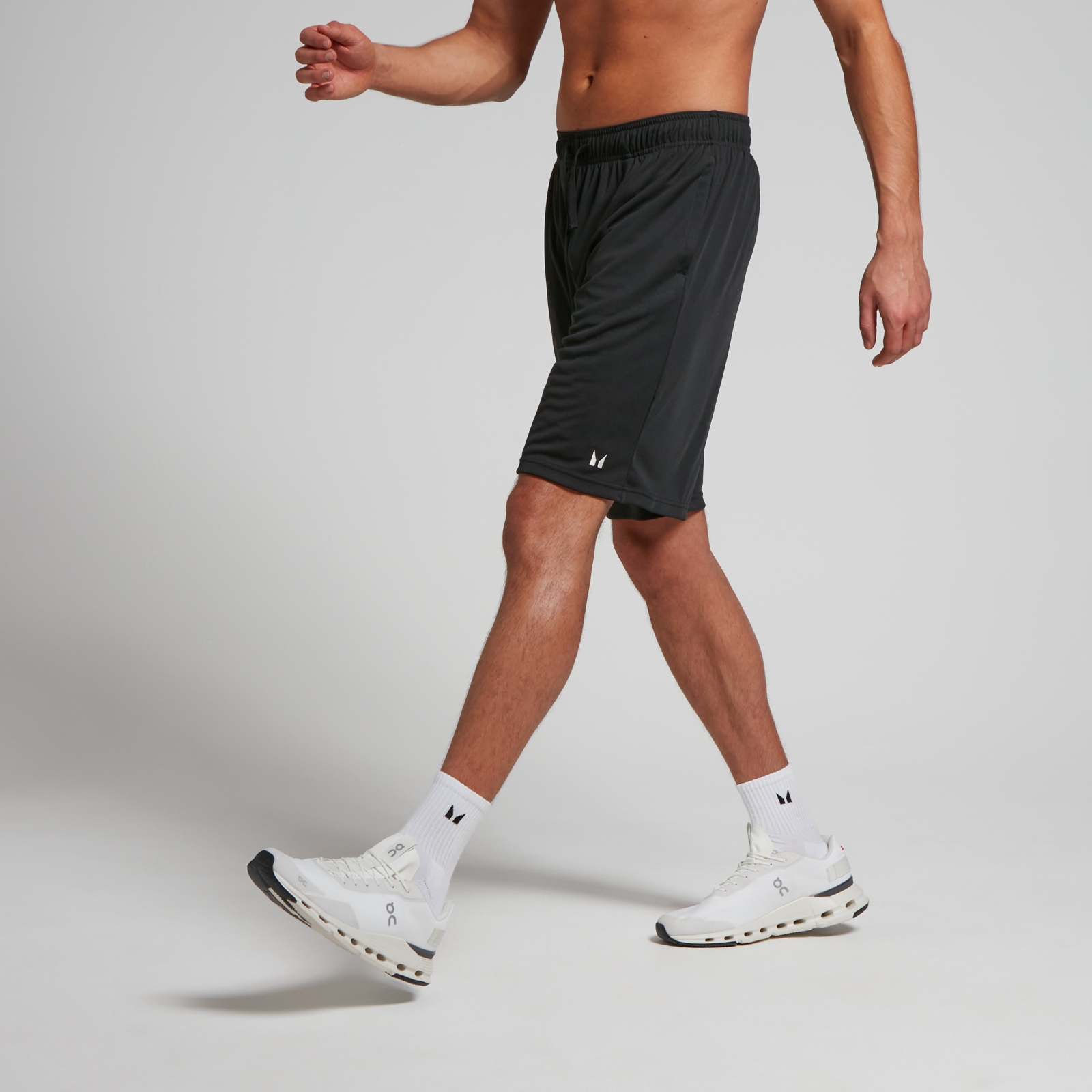 foto del prodotto pantaloncini leggeri sportivi 23 cm mp da uomo neri s