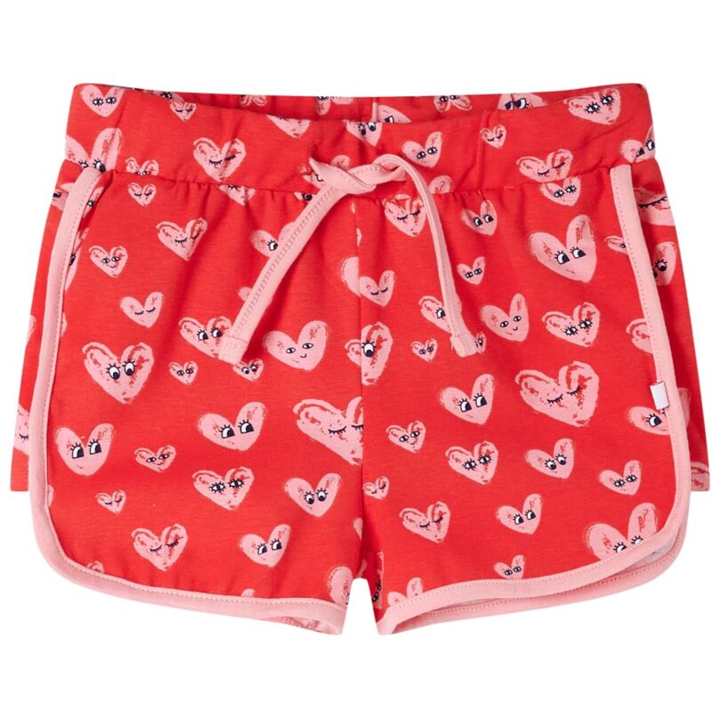 foto del prodotto pantaloncini per bambini con coulisse rossi 104