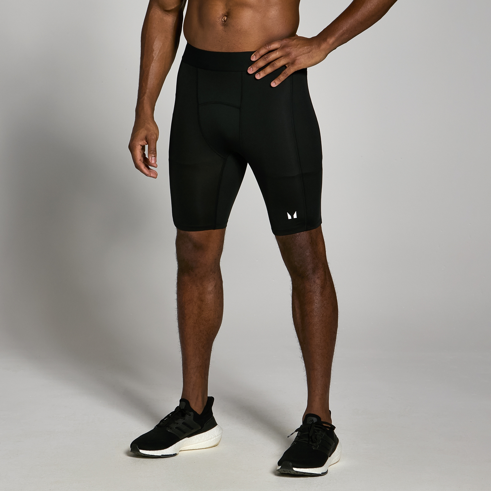 foto del prodotto pantaloncini sportivi aderenti mp da uomo neri xxs