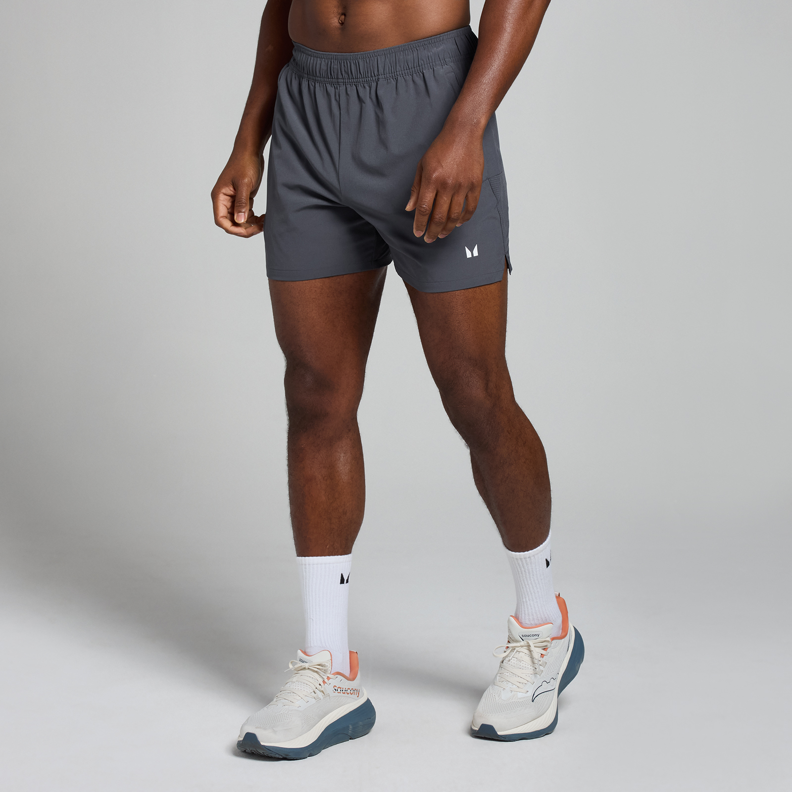 foto del prodotto pantaloncini sportivi con tasca mp active da uomo grigio scuro xl