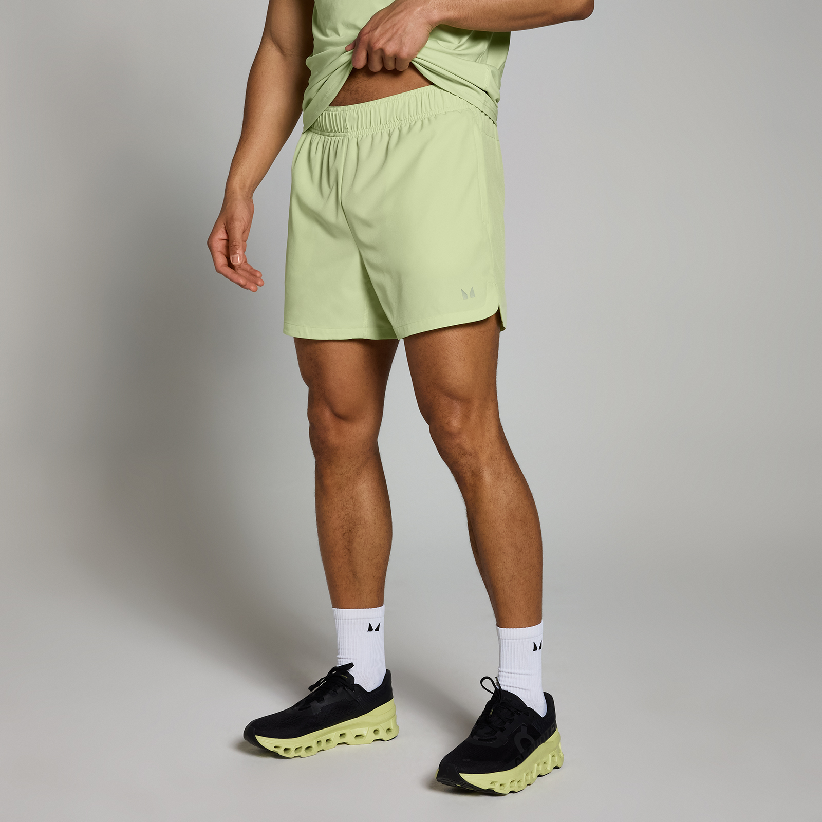 foto del prodotto pantaloncini sportivi in tessuto da 13 cm mp da uomo matcha xs