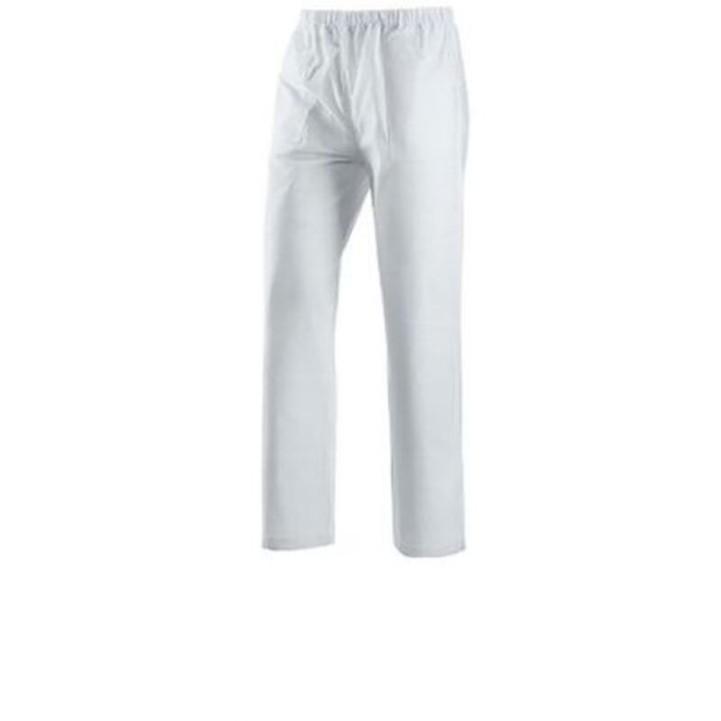 foto del prodotto pantalone bianco da lavoro uso medico 100% cotone tg l (31075)