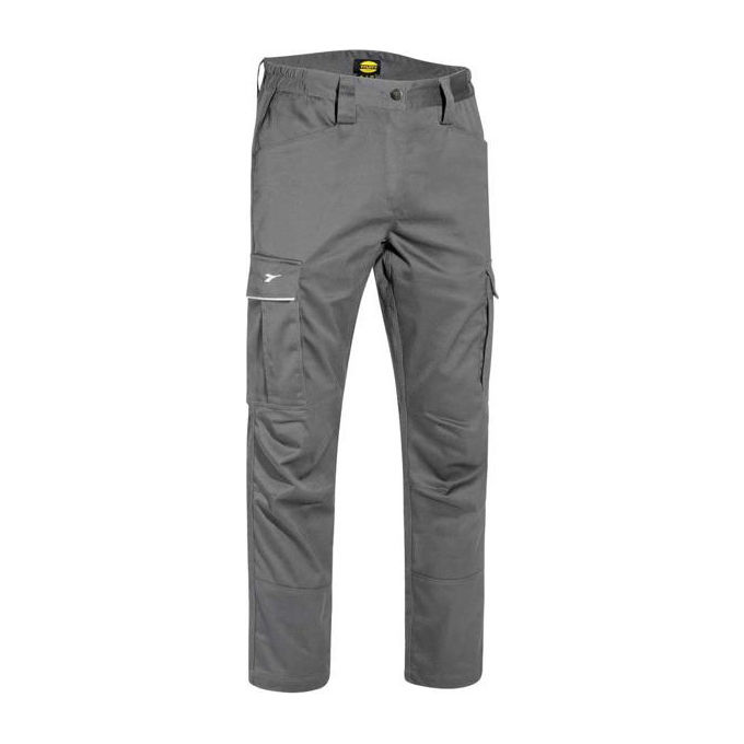 foto del prodotto pantalone cotone grigio xxl stretch cargo diadora