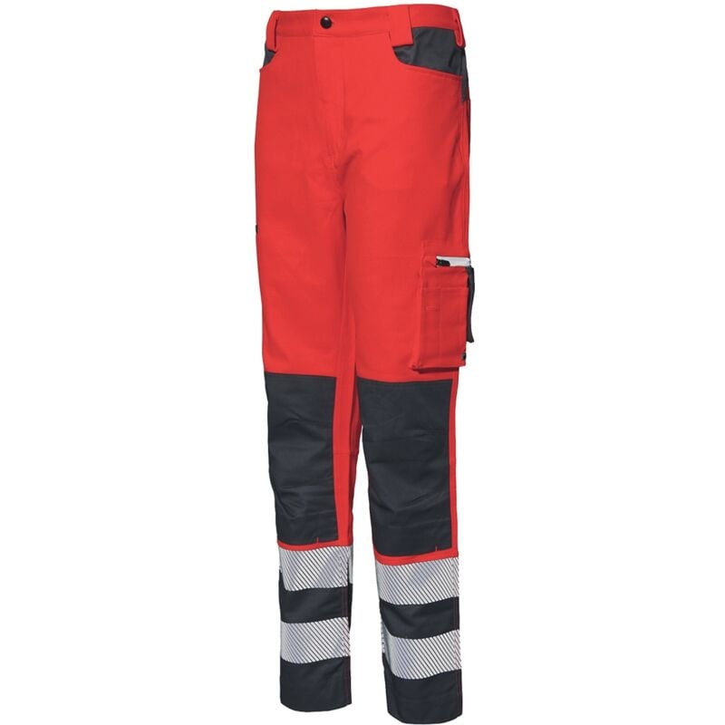 foto del prodotto pantalone da lavoro alta visibilit industrial starter hv stretch 8230b xxl rosso