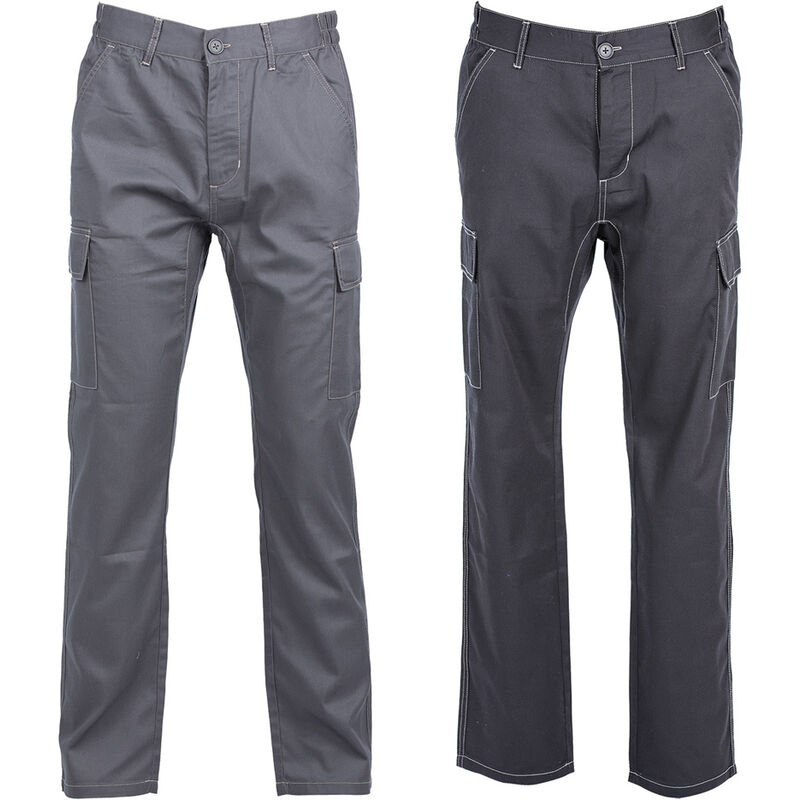 foto del prodotto pantalone da lavoro bucarest taglia l 50 52 blu navy
