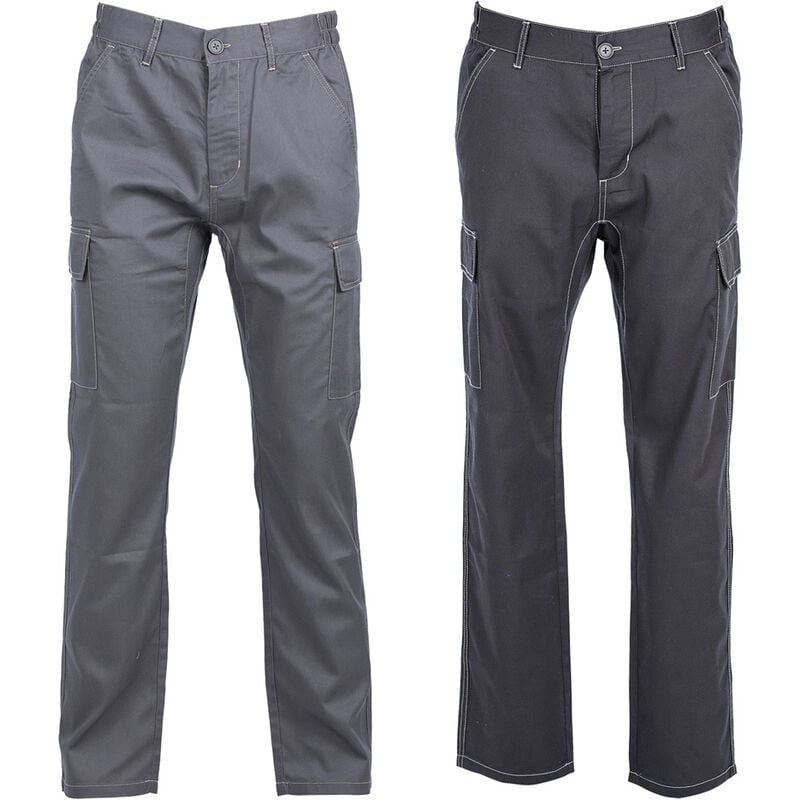 foto del prodotto pantalone da lavoro bucarest taglia m 46 48 blu navy