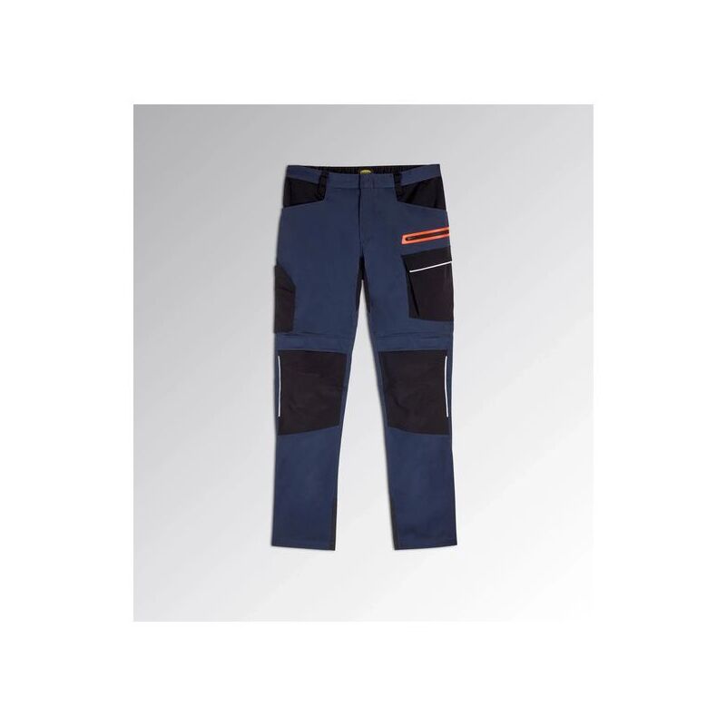 foto del prodotto pantalone da lavoro diadora hybrid poly performance nero blu profondo 702.180800 size l