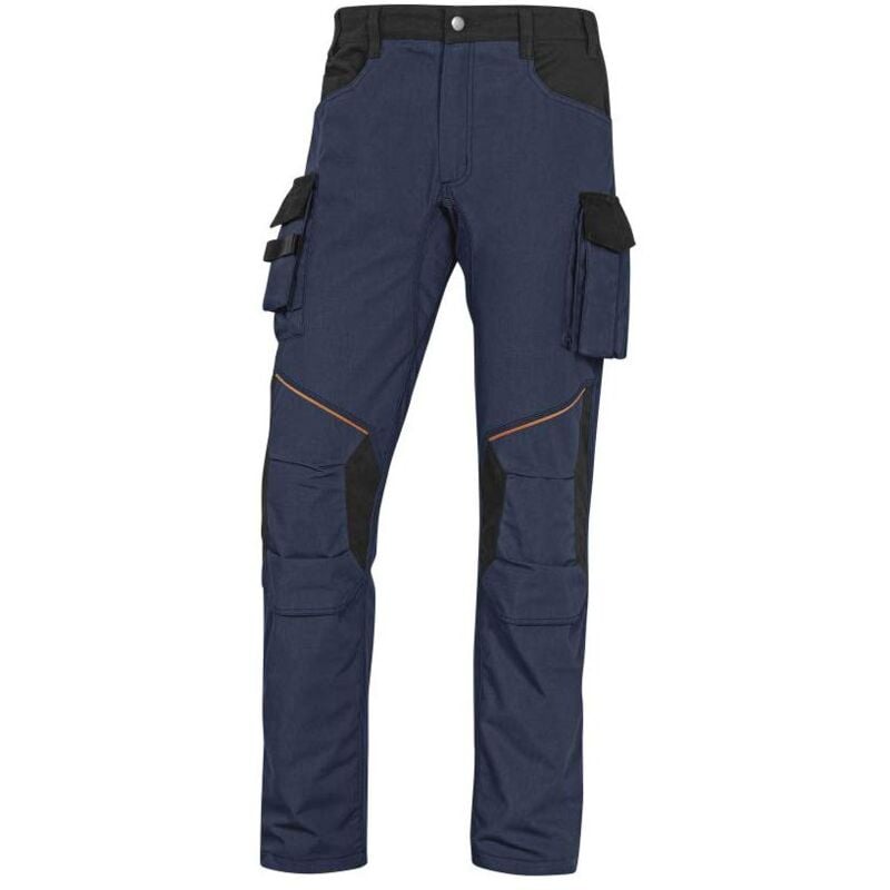 foto del prodotto pantalone da lavoro mach 2 blu nero tg.xl deltaplus