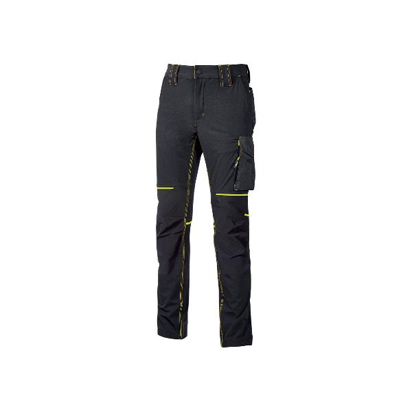 foto del prodotto pantalone da lavoro u power world black carbon taglia l fu189bc l
