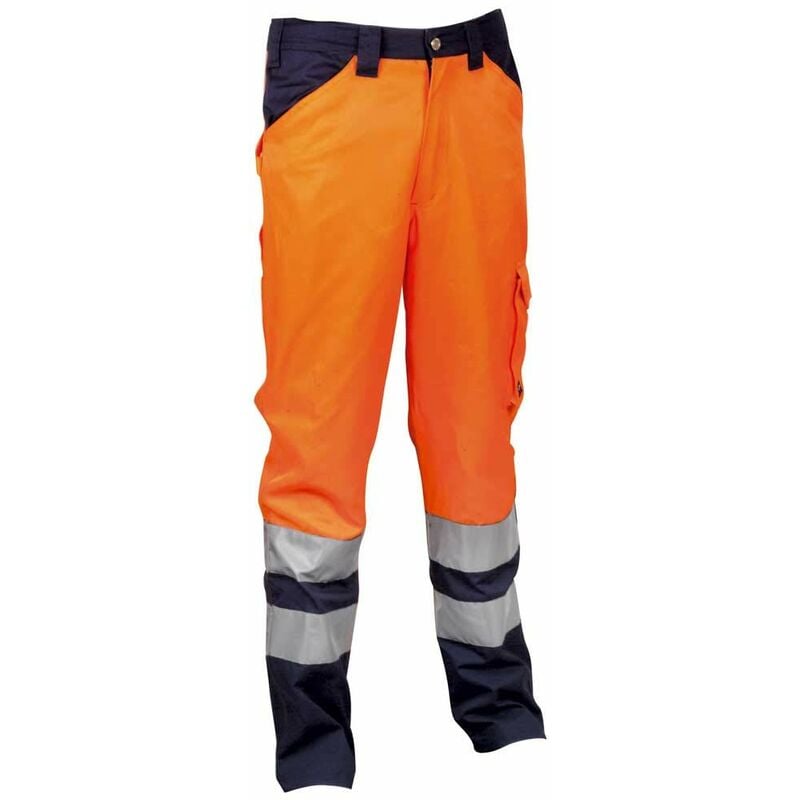 foto del prodotto pantalone encke ad alta visibilita arancione misura xl