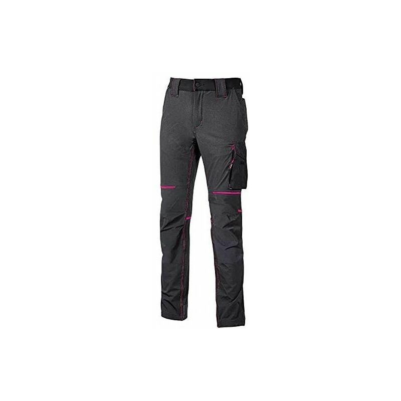 foto del prodotto pantalone grigio fucsia taglia xl world u power