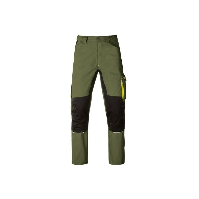 foto del prodotto pantalone kavir olive verde/nero xxl da lavoro leggeri kapriol