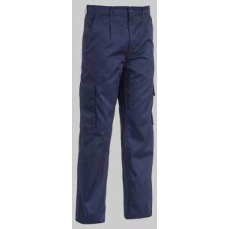 foto del prodotto pantalone lavoro blu multitasche tg 58-60 '''xxl'''