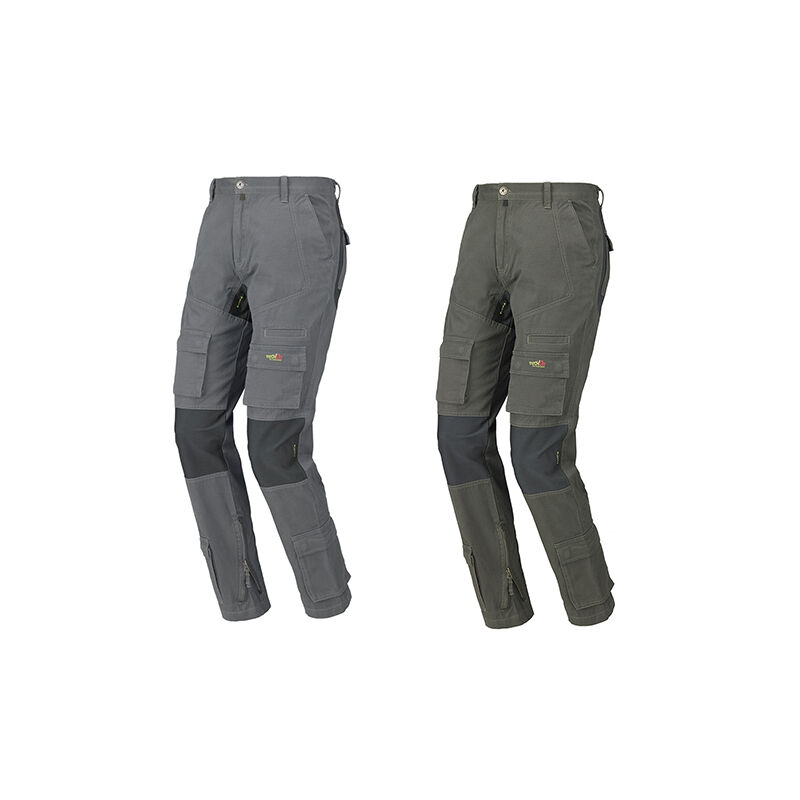 foto del prodotto pantalone lavoro stretch on gri.xl 8738