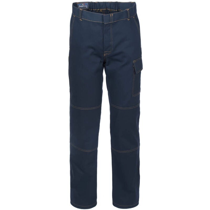 foto del prodotto pantalone serio plus colore blu taglia xl