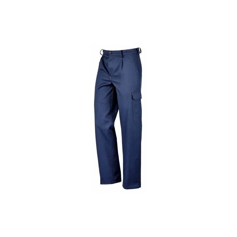 foto del prodotto pantalone super cargo multitasche blu tg.54