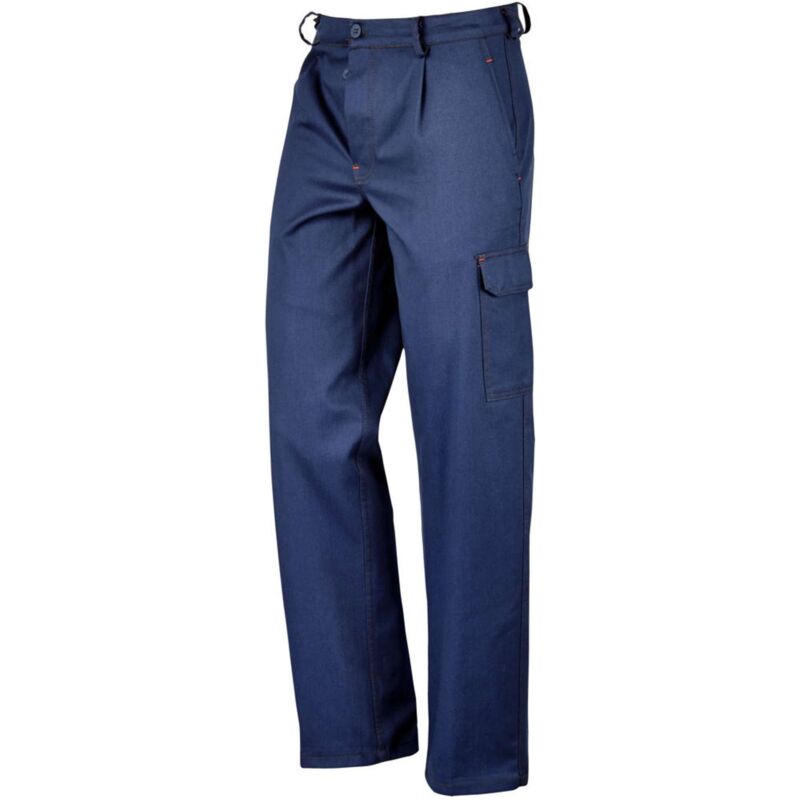 foto del prodotto pantalone super cargo multitasche blu tg.54