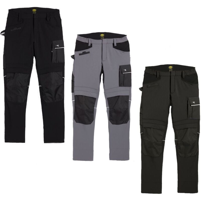 foto del prodotto pantaloni antinfortunistici diadora utility pant carbon s anthracite