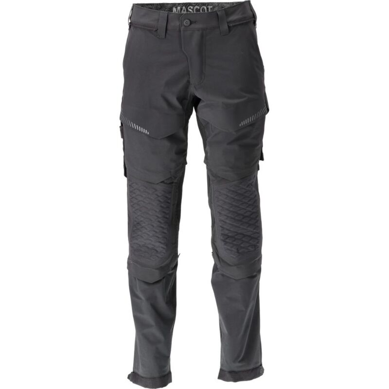 foto del prodotto pantaloni con tasche per ginocchiere mascot ultimate leggeri e idrorepellenti 22279 605 black 50