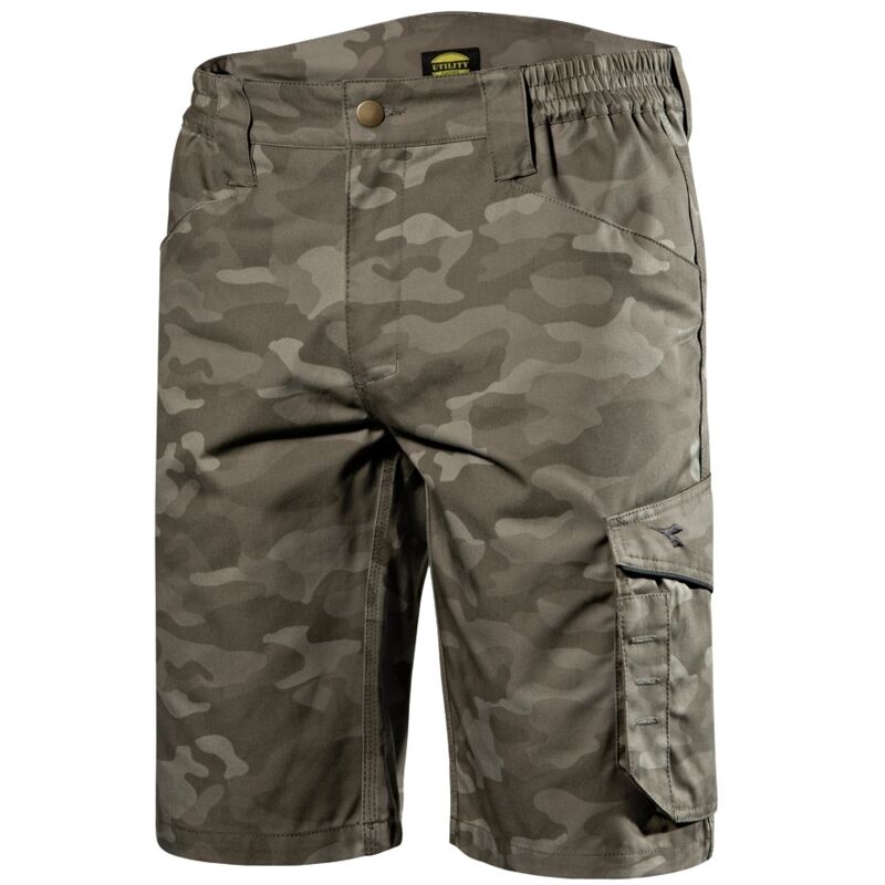 foto del prodotto pantaloni corti da lavoro diadora utility bermuda poly camo m