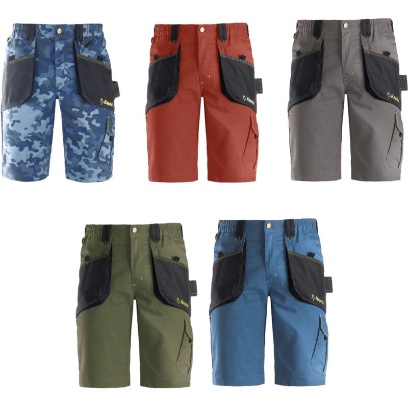 foto del prodotto pantaloni corti da lavoro kapriol slick m grigio