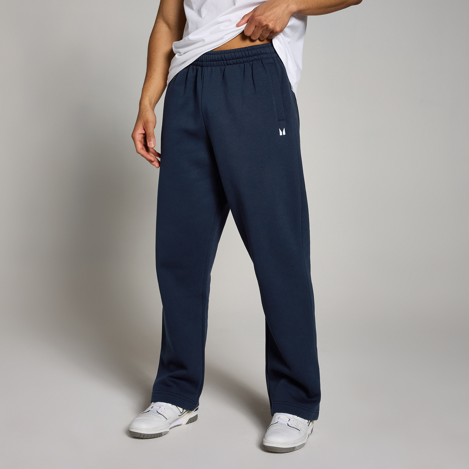 foto del prodotto pantaloni da jogging con gamba dritta mp rest day da uomo blu navy s