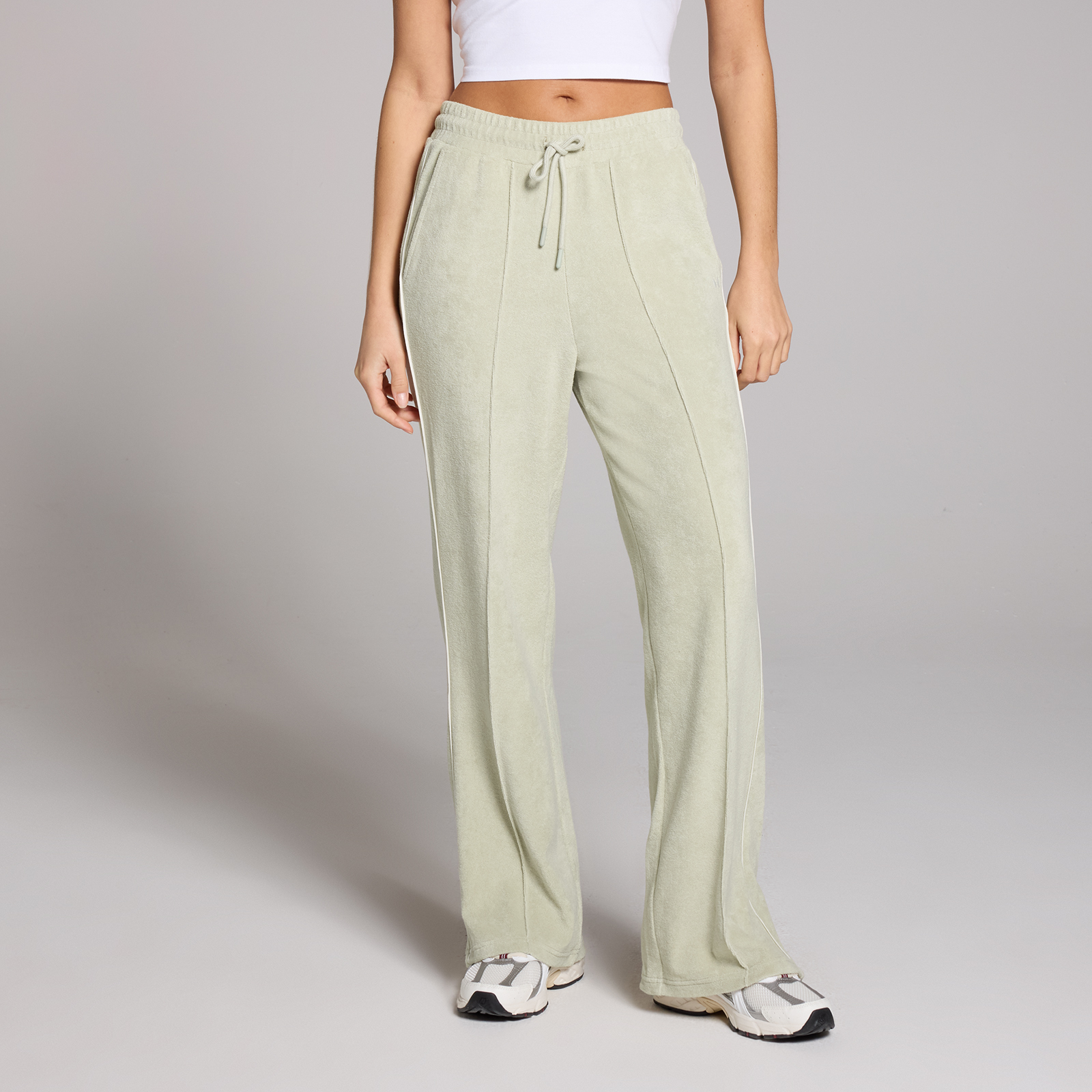 foto del prodotto pantaloni da jogging in spugna mp lifestyle da donna verde minerale xl