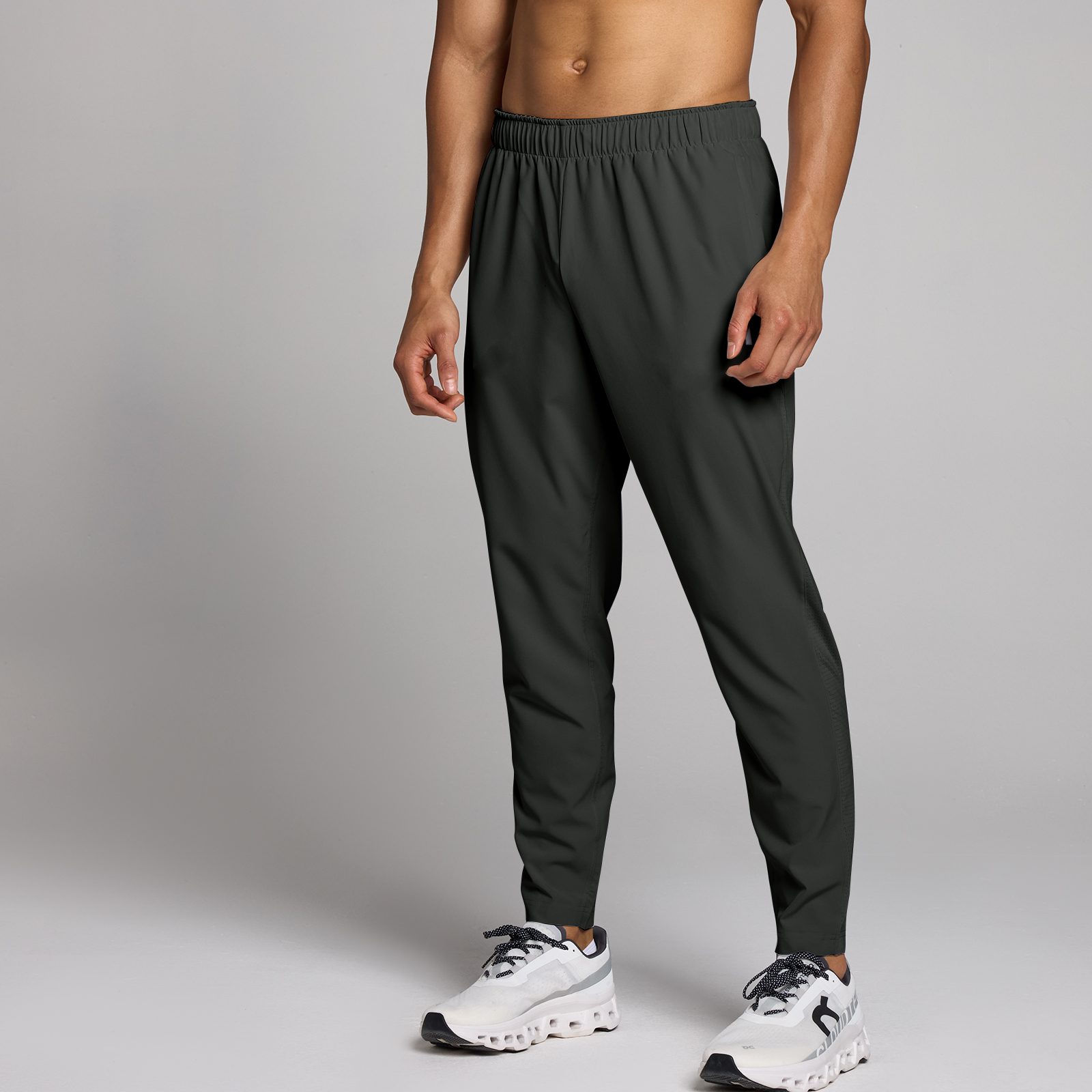 foto del prodotto pantaloni da jogging in tessuto mp tempo da uomo nero slavato l