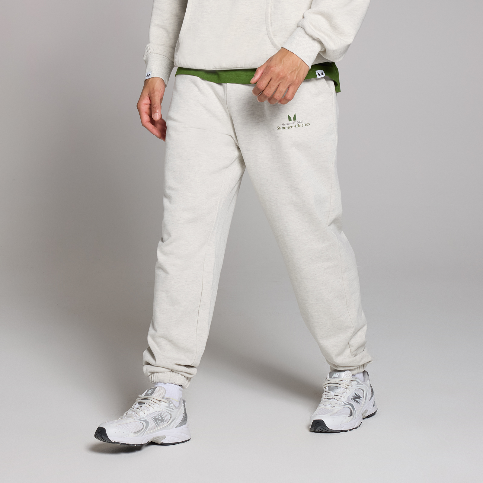 foto del prodotto pantaloni da jogging oversize mp lifestyle da uomo grigio m lange xxxl