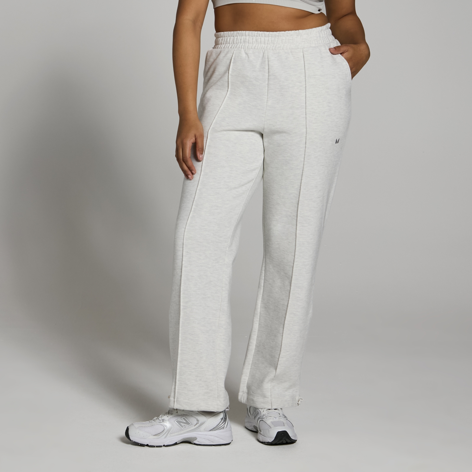 foto del prodotto pantaloni da jogging pesanti mp lifestyle da donna grigio chiaro l