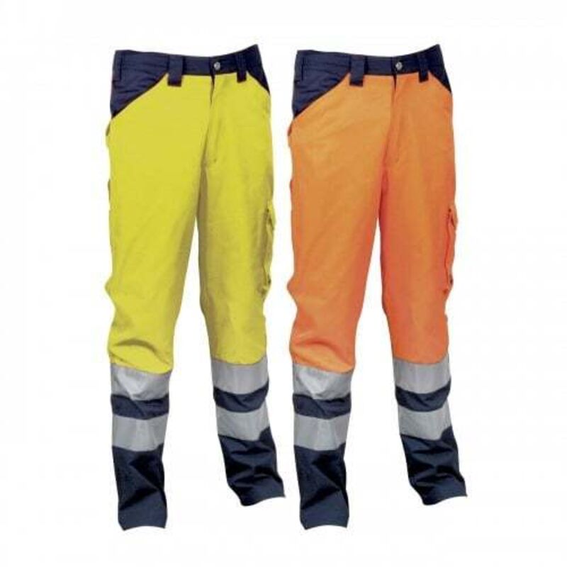 foto del prodotto pantaloni da lavoro ad alta visibilit cofra encke xxl giallo