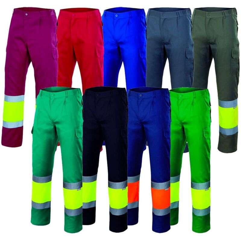 foto del prodotto pantaloni da lavoro alta visibilit velilla 156 xxl grigio giallo