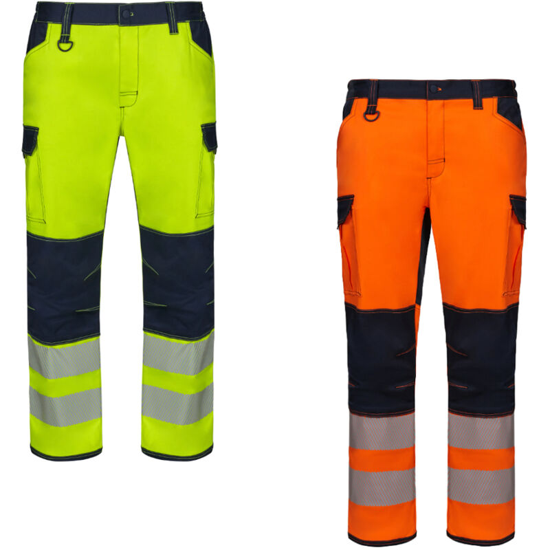 foto del prodotto pantaloni da lavoro alta visibilit velilla 303010s bicolore av rs xl giallo