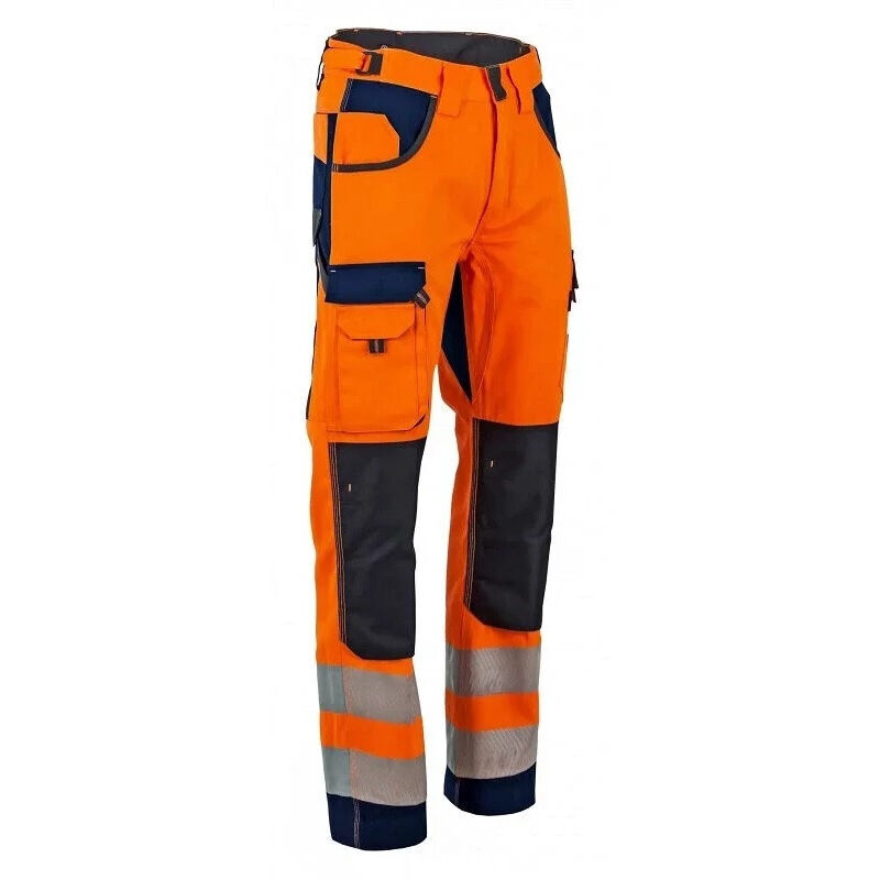 foto del prodotto pantaloni da lavoro authentic hv pg polarizzazione - marine arancio fluo xl - fr 48