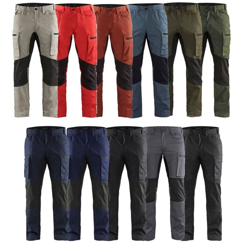 foto del prodotto pantaloni da lavoro blaklader 1459 service stretch 46 eu verde militare