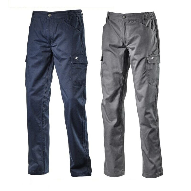 foto del prodotto pantaloni da lavoro diadora level cargo grigio l