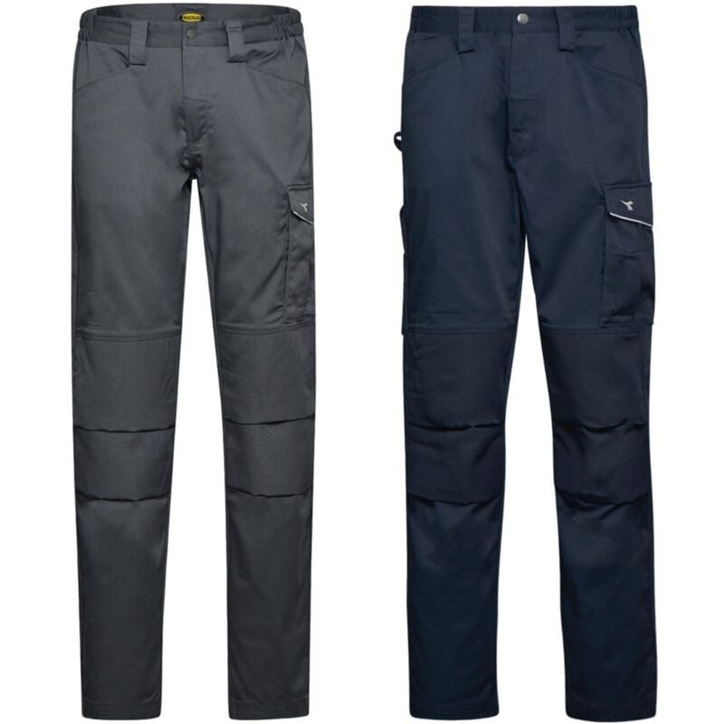 foto del prodotto pantaloni da lavoro diadora utility rock stretch performance l blu