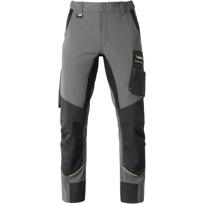 foto del prodotto pantaloni da lavoro dynamic elasticizzati grigio tg. s xxl tasche portautensili, s 