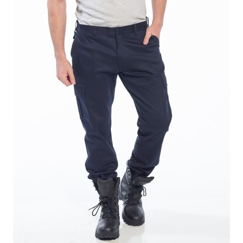 foto del prodotto pantaloni da lavoro elasticizzati combat nero 52