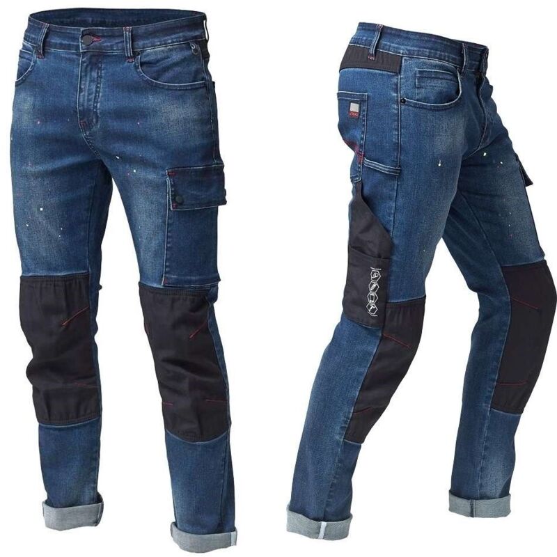 foto del prodotto pantaloni da lavoro in jeans siggi speed blue 2xl